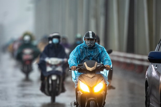 Ảnh minh họa. (Ảnh: Lê Minh Sơn/Vietnam+) Đêm 13/4, Bắc Bộ mưa nhỏ, Tây Nguyên và Nam Bộ có mưa dông ảnh 1