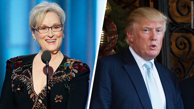 Donald Trump chỉ trích Meryl Streep vì bài phát biểu tại Quả cầu vàng ảnh 1