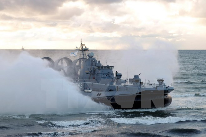 Nga-Trung diễn tập đổ bộ đường không, đường biển ở Viễn Đông ảnh 1