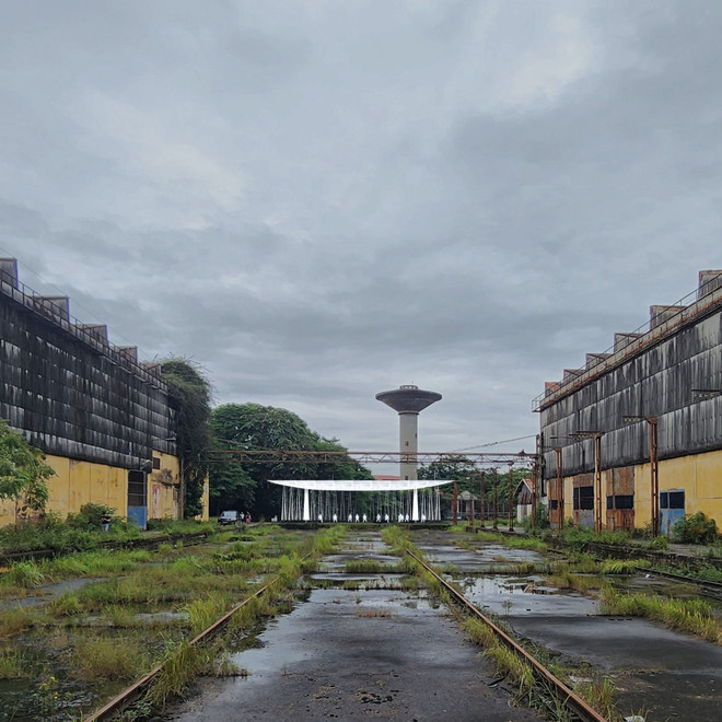 Nhà máy Xe lửa Gia Lâm và các ga tàu hỏa trở thành các tổ hợp sáng tạo ảnh 1
