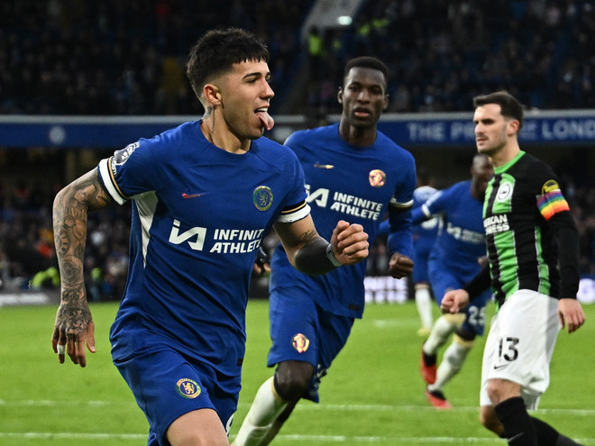 Chelsea chiến thắng trong thế phải thi đấu thiếu người. (Nguồn: Getty Images) chelsea-0412-8124.jpg