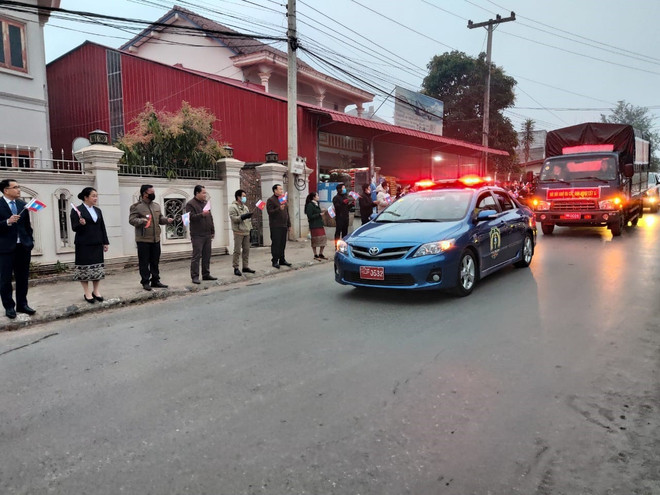 Hồi hương hài cốt liệt sỹ quân tình nguyện Việt Nam tại Lào về đất Mẹ ảnh 1