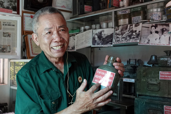 [Photo] Người thương binh lưu giữ hàng nghìn kỷ vật chiến tranh ảnh 1
