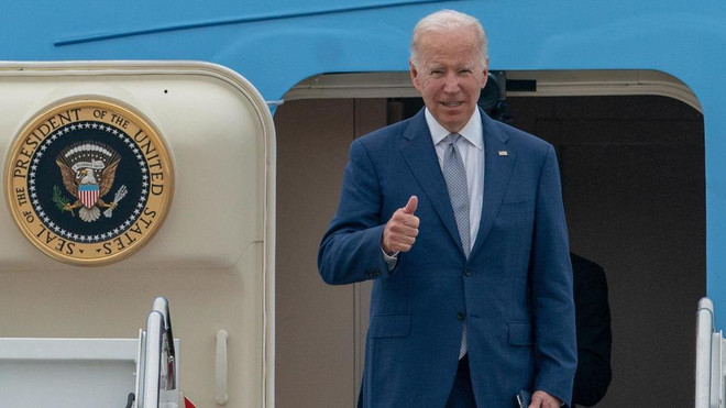 Tổng thống Mỹ Joe Biden. (Nguồn: AP) Tổng thống Mỹ Joe Biden bắt đầu chuyến công du Trung Đông ảnh 1