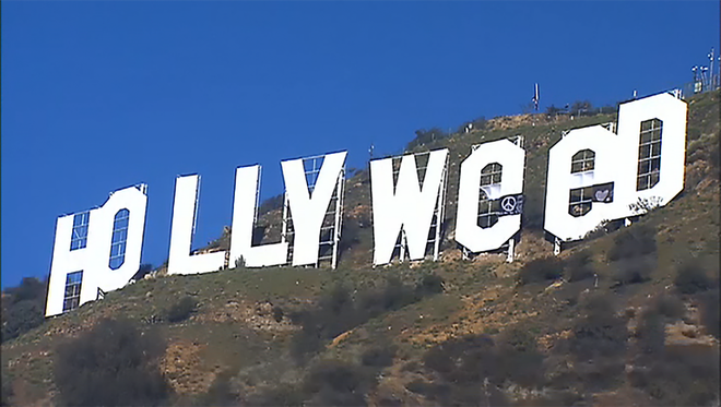 Người Mỹ ngỡ ngàng khi biểu tượng "Hollywood" bị đổi tên ảnh 1