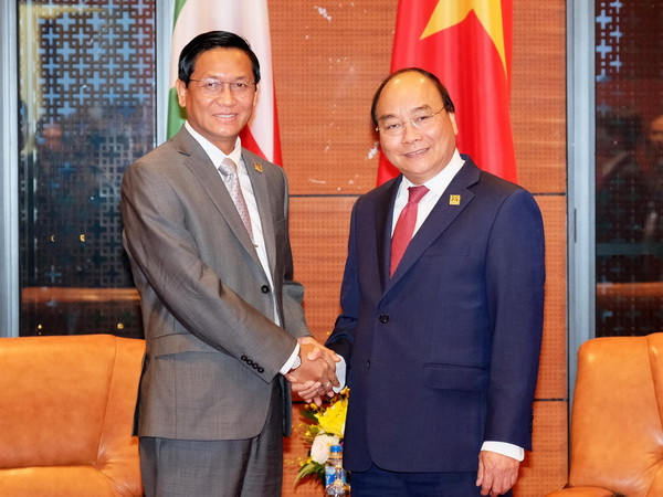 Thủ tướng Nguyễn Xuân Phúc tiếp Phó Tổng thống Myanmar ảnh 1
