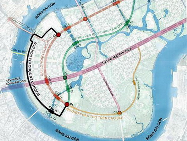 Khởi công 4 tuyến đường trong Khu đô thị mới Thủ Thiêm ảnh 1