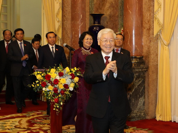 Tổng Bí thư, Chủ tịch nước gặp mặt Văn phòng Chủ tịch nước ảnh 1