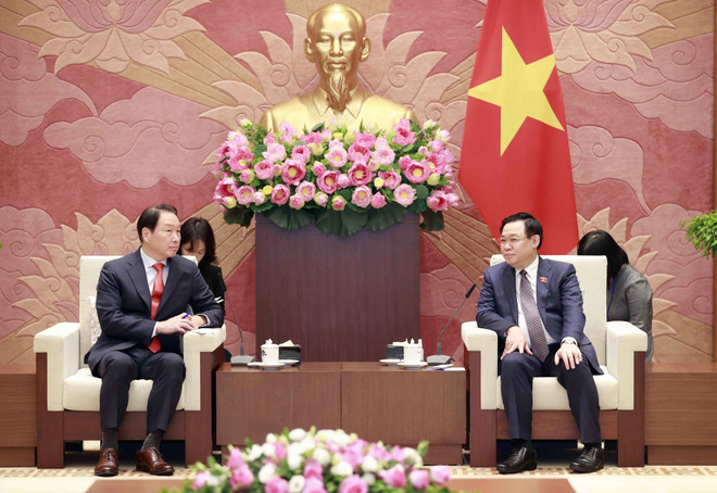 Chủ tịch Quốc hội ủng hộ đề xuất hợp tác của Tập đoàn SK về năng lượng ảnh 2