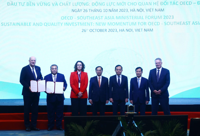 Diễn đàn Bộ trưởng OECD-Đông Nam Á năm 2023 tại Hà Nội ảnh 2
