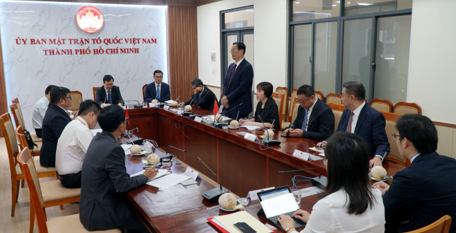Thúc đẩy hợp tác giữa Mặt trận TP.HCM và Chính hiệp tỉnh Liêu Ninh ảnh 1