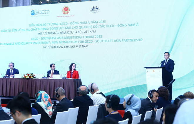 Diễn đàn Bộ trưởng OECD-Đông Nam Á năm 2023 tại Hà Nội ảnh 1