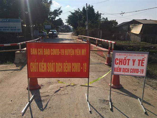 Hưng Yên: Phong tỏa thêm một địa điểm tại Yên Mỹ vì có ca dương tính ảnh 1