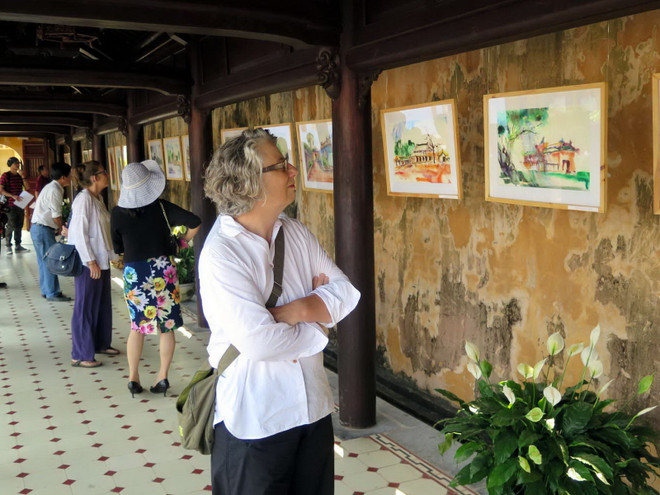 Nét đẹp Cố đô Huế qua con mắt của các họa sỹ nước ngoài ảnh 2