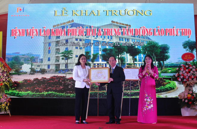 Thái Bình: Khai trương Bệnh viện Lão khoa tư nhân đầu tiên của cả nước ảnh 1