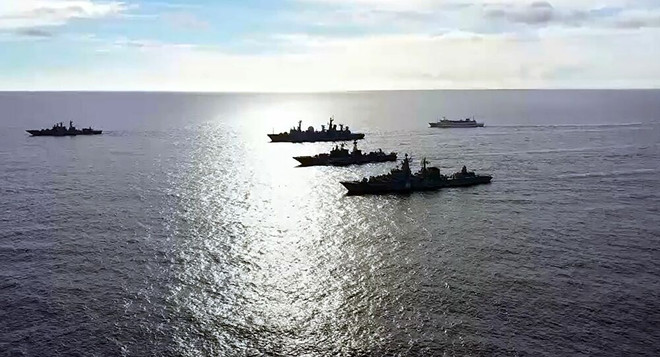 Hải quân Nga tiến hành diễn tập quy mô lớn ở Thái Bình Dương ảnh 1