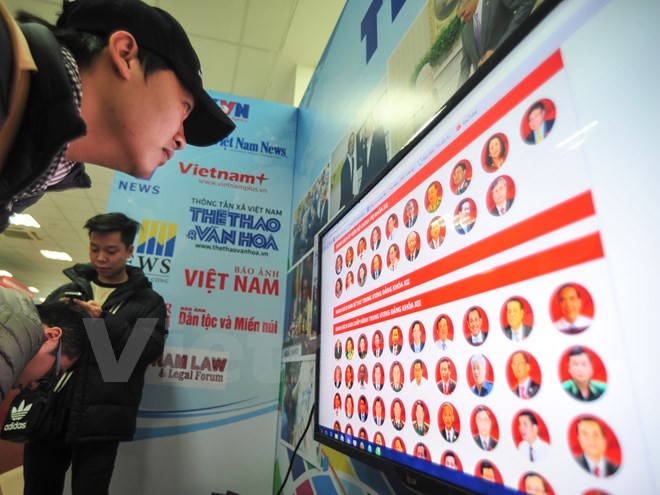 Gian hàng của Thông tấn xã Việt Nam tại Hội báo toàn quốc. Ảnh minh họa. (Ảnh: PV/Vietnam+) TP.HCM: Tăng cường công tác mua và đọc báo, tạp chí của Đảng ảnh 1