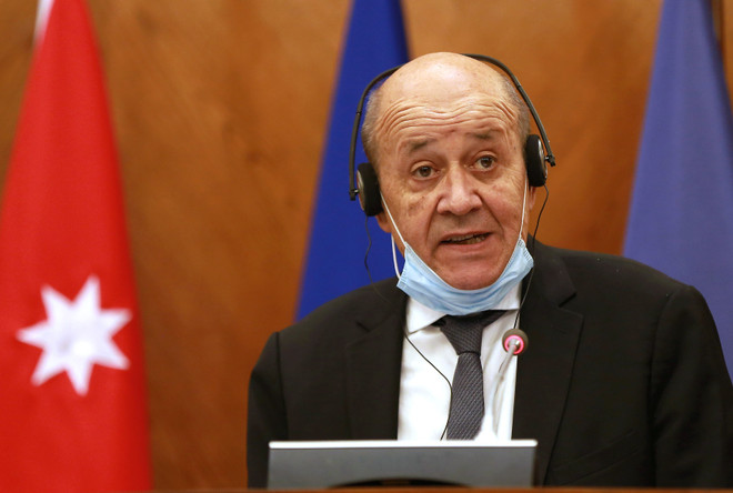 Ngoại trưởng Pháp Jean-Yves Le Drian. (Ảnh: AFP/TTXVN) Pháp sẽ tổ chức hội nghị quốc tế về tình hình Libya vào tháng 11 tới ảnh 1