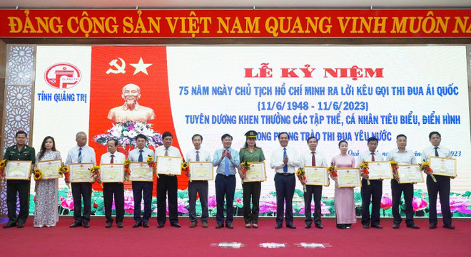 Quảng Trị khen thưởng 26 tập thể, 53 cá nhân thi đua ái quốc xuất sắc ảnh 1
