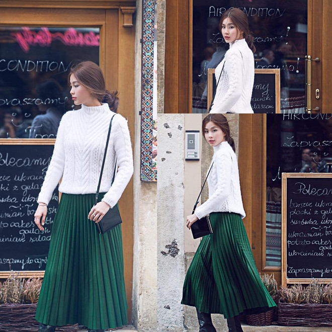 Đuôi ngựa buộc thấp Kiểu tóc sao Việt gắn bó trung thành nhất ảnh 5