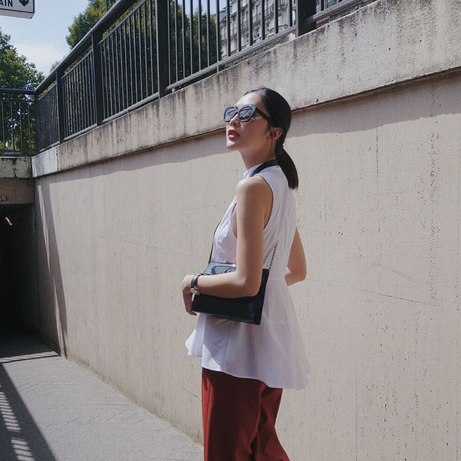 Đuôi ngựa buộc thấp Kiểu tóc sao Việt gắn bó trung thành nhất ảnh 12