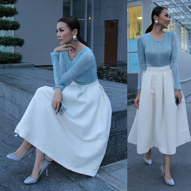 Đuôi ngựa buộc thấp Kiểu tóc sao Việt gắn bó trung thành nhất ảnh 2