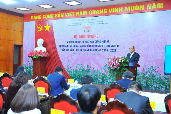 Chủ tịch nước yêu cầu Hà Giang tiếp tục chăm lo nhà ở cho người nghèo ảnh 1