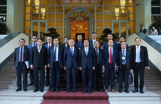 Phó Thủ tướng Lê Văn Thành hội kiến với Phó Chủ tịch Quốc hội Lào ảnh 3