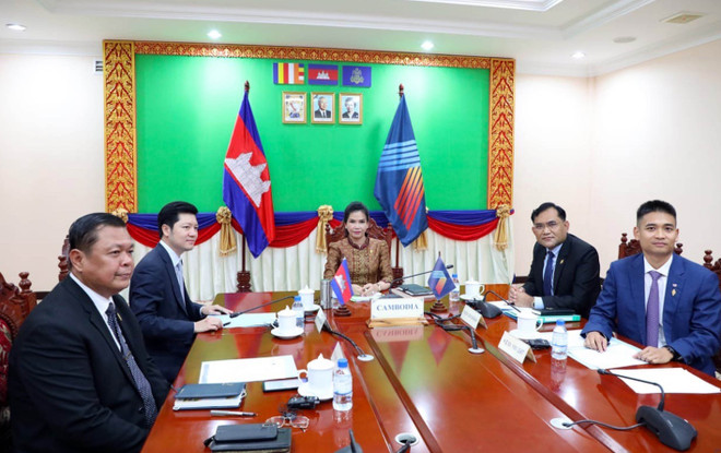 Các nghị sỹ trẻ các nước ASEAN tham dự Hội nghị các nghị sĩ trẻ AIPA. (Ảnh: Ban Thư ký của Quốc hội các nước ASEAN/TTXVN phát) Dấu ấn đậm nét của Ngoại giao Nghị viện Việt Nam năm 2020 ảnh 1