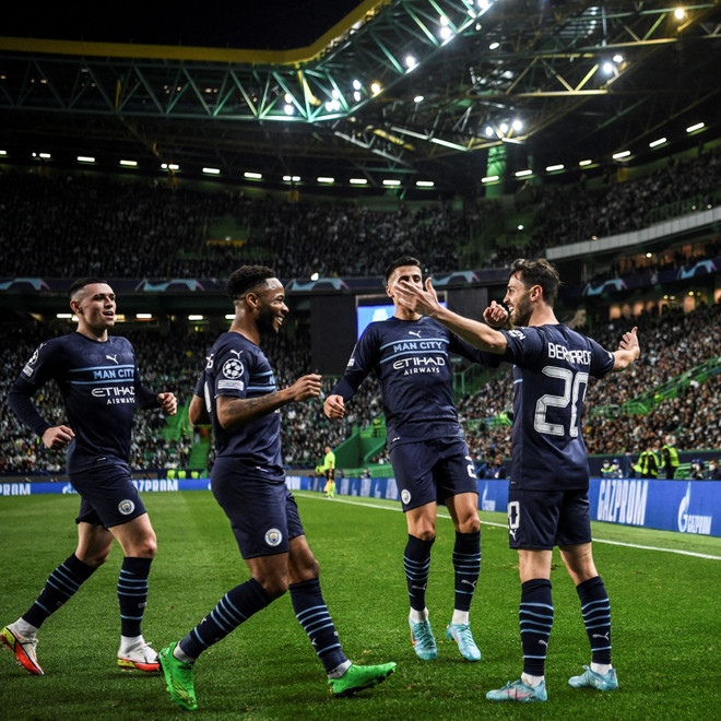 'Hủy diệt' Sporting 5-0, Manchester City nắm chắc vé vào tứ kết ảnh 1