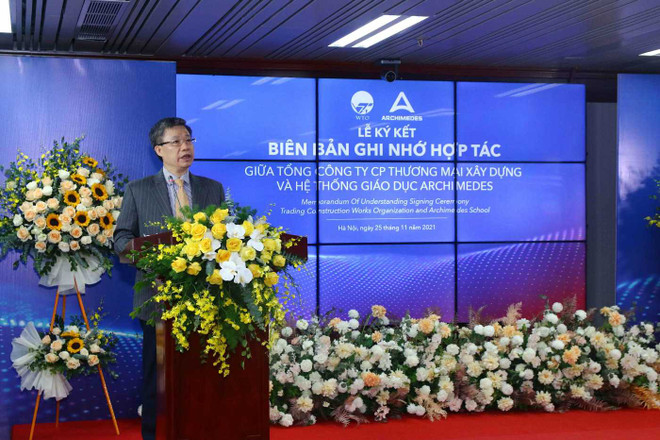 WTO và Archimedes School ký kết hợp tác xây dựng trường liên cấp ảnh 1