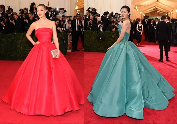 Những bộ cánh lừng lẫy trên thảm đỏ Met Gala bốn năm qua ảnh 2
