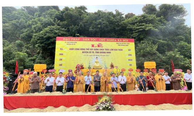 Quảng Ninh: Khởi công xây dựng chùa Trúc Lâm tại đảo Trần ảnh 1