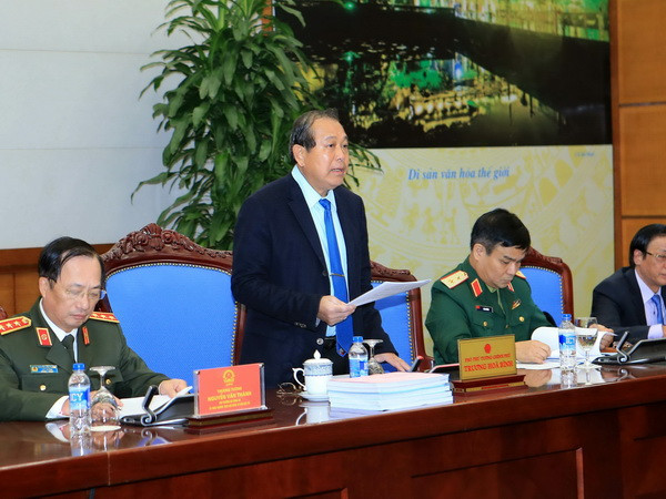 Phó Thủ tướng Thường trực Chính phủ Trương Hòa Bình phát biểu. (Ảnh: Doãn Tấn/TTXVN) Trên 4.000 phạm nhân đủ điều kiện được đặc xá năm 2016 ảnh 1