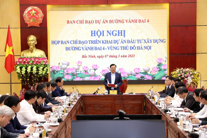 Tháo gỡ vướng mắc, thúc đẩy dự án đường Vành đai 4-Vùng Thủ đô ảnh 1