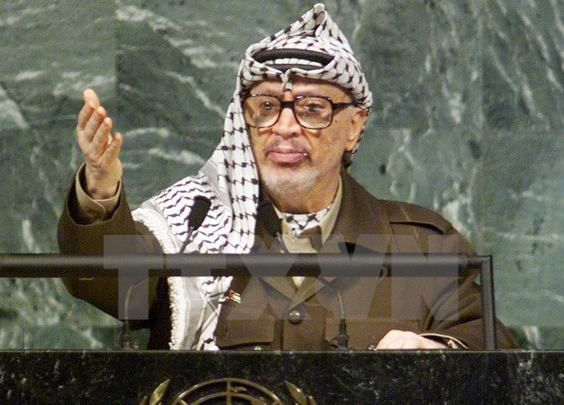 Cố lãnh đạo Palestine Yasser Arafat. (Nguồn: AFP/TTXVN) Sự kiện quốc tế 7-13/11: Thế giới "loạn nhịp" vì Donald Trump ảnh 5
