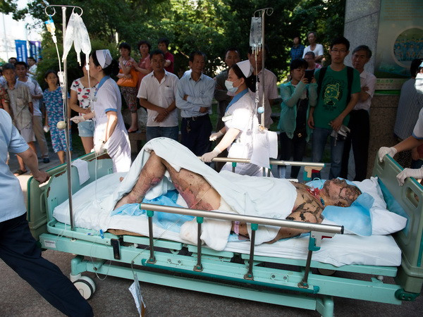 Cận cảnh hiện trường vụ nổ kinh hoàng ở nhà máy Trung Quốc ảnh 8