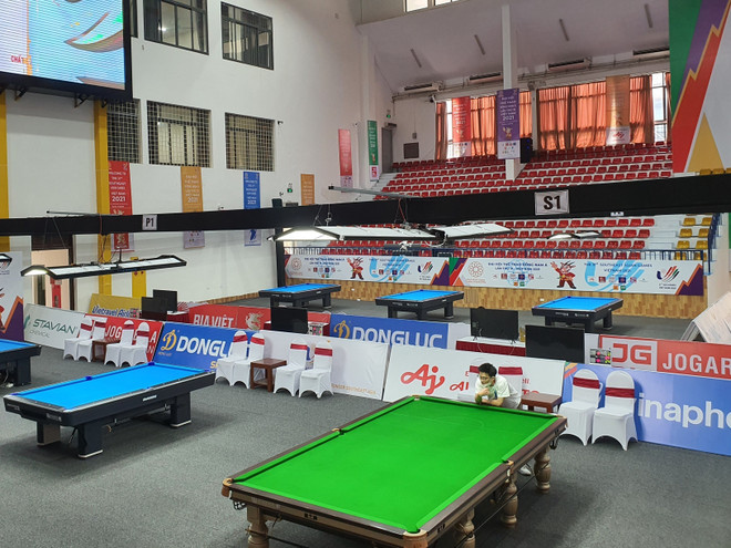 SEA Games 31: 76 vận động viên Billiard Sports bắt đầu tranh tài ảnh 1