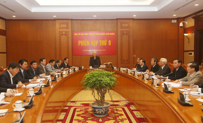 Chuẩn bị họp Thường trực Ban Chỉ đạo TW về chống tham nhũng ảnh 1