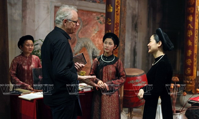 Hát cửa đình ở Đền Quan Đế: Bảo tồn và phát huy di sản ca trù ảnh 12