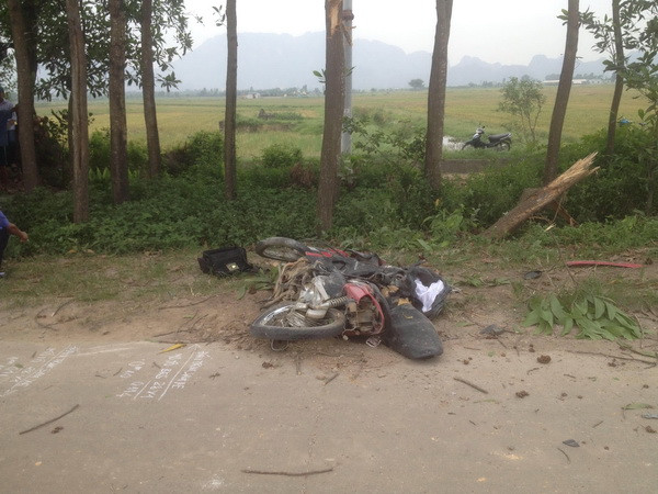 Xe chở cát va chạm với xe máy làm một người tử vong ảnh 1