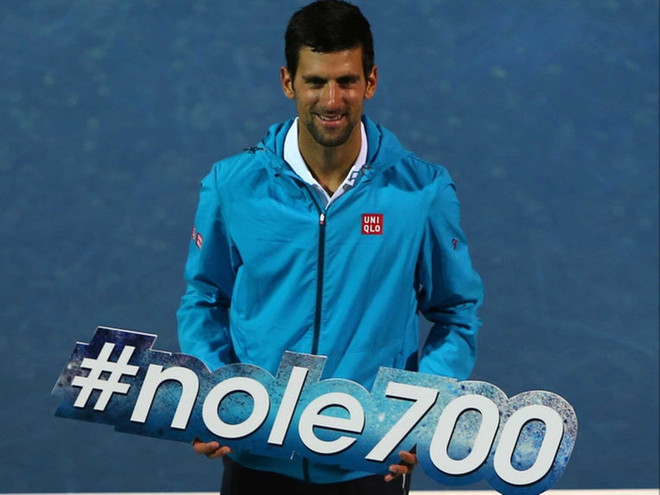 Novak Djokovic gia nhập “Câu lạc bộ 700 trận thắng” của ATP ảnh 1