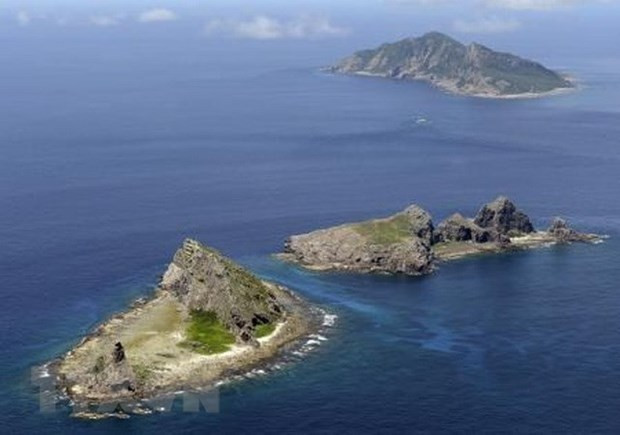 Quần đảo tranh chấp mà Nhật Bản gọi là Senkaku còn Trung Quốc gọi là Điếu Ngư. (Nguồn: Kyodo/TTXVN) Nhật phản đối tàu Trung Quốc đi vào vùng biển gần quần đảo tranh chấp ảnh 1