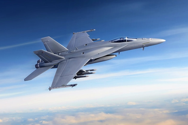 F/A-18 Super Hornet Block III. (Nguồn: Boeing) Hải quân Mỹ nhận chiến đấu cơ F/A-18 Super Hornet Block III đầu tiên ảnh 1