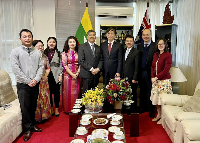 ĐSQ Việt Nam ở Australia chúc Tết cổ truyền Campuchia, Myanmar, Thái ảnh 2