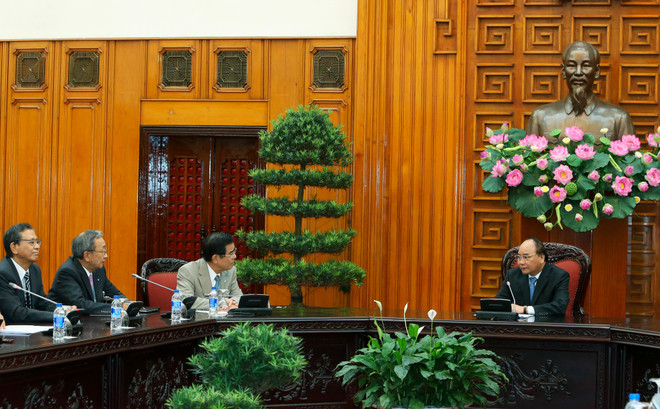 Thủ tướng Nguyễn Xuân Phúc tiếp Liên đoàn các Tổ chức kinh tế Nhật Bản ảnh 1