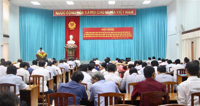 Tổ chức đại hội đảng bộ các cấp gắn với nhiệm vụ chính trị địa phương ảnh 1