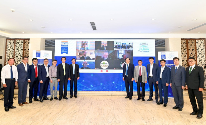 Các diễn giả và khách mời tại Hội nghị hội nghị trực tuyến chủ đề 'Sáng kiến mô hình thành phố kiểu mẫu chào mừng Liên hợp quốc 100 năm.' Phan Thiết sở hữu nhiều lợi thế trở thành thành phố du lịch MICE số 1 ảnh 1