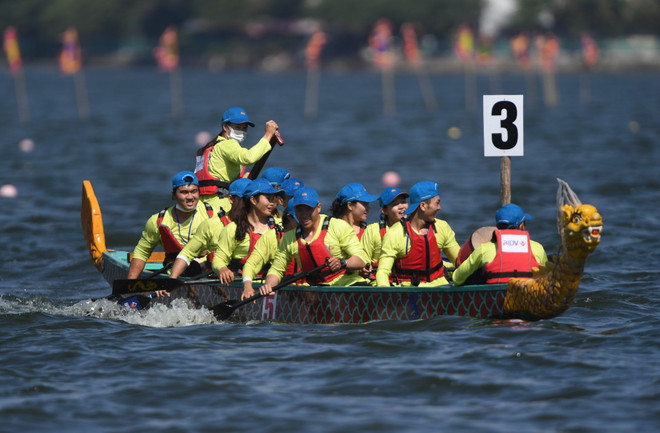 550 vận động viên tranh tài giải đua thuyền rồng Hà Nội mở rộng ảnh 6