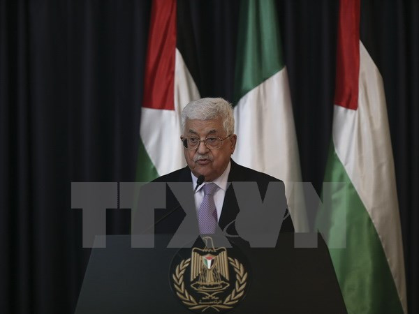 Tổng thống Chính quyền Palestine (PA) Mahmoud Abbas. (Nguồn: THX/TTXVN) Tổng thống Palestine tước quyền miễn trừ của 5 nghị sỹ Fatah ảnh 1